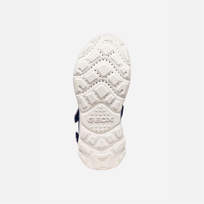 GEOX Girls Airadyum Sandals Navy/Lilac - Image 5