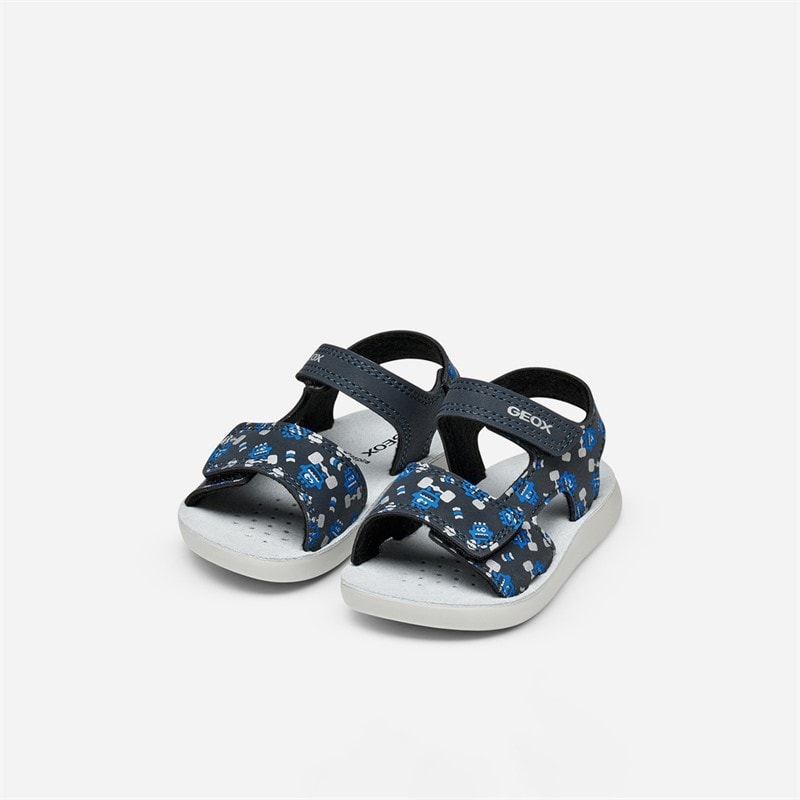GEOX Infant Boys Lightfloppy Sandals Navy/Royal - Image 2