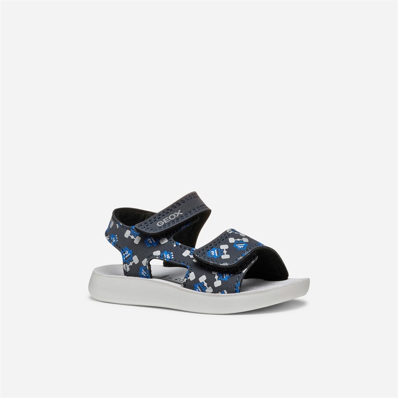 GEOX Infant Boys Lightfloppy Sandals Navy/Royal - Image 3