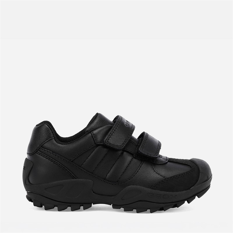 GEOX Junior Boys Savage School Shoes Black - Image 1