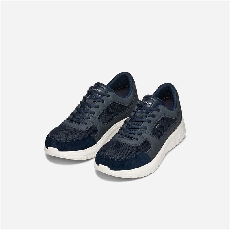 GEOX Mens Flextride R Trainers Navy/Dark Navy Navy/Dk Navy - Image 3