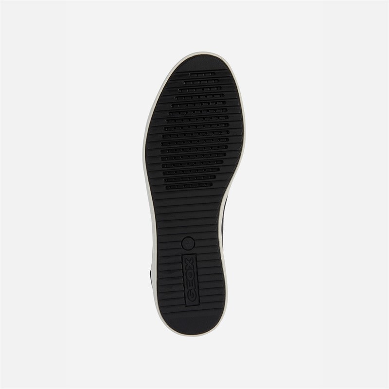 GEOX Womens Bloomie Trainers Black/Light Gold Black/Lt Gold - Image 5