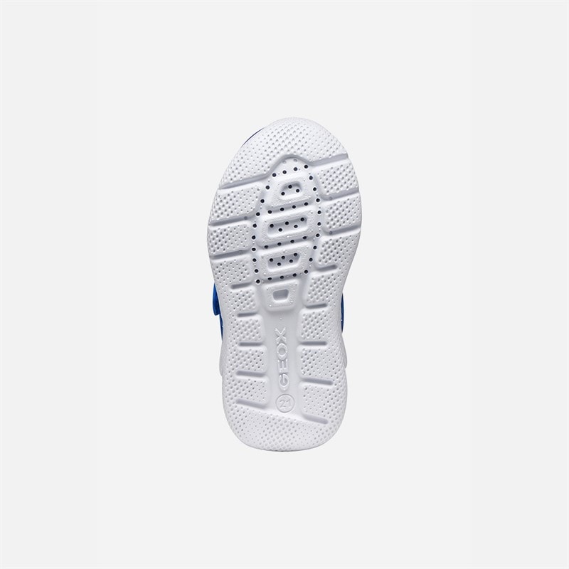 GEOX Infant Boys Sprintye Trainers Royal/Orange - Image 5