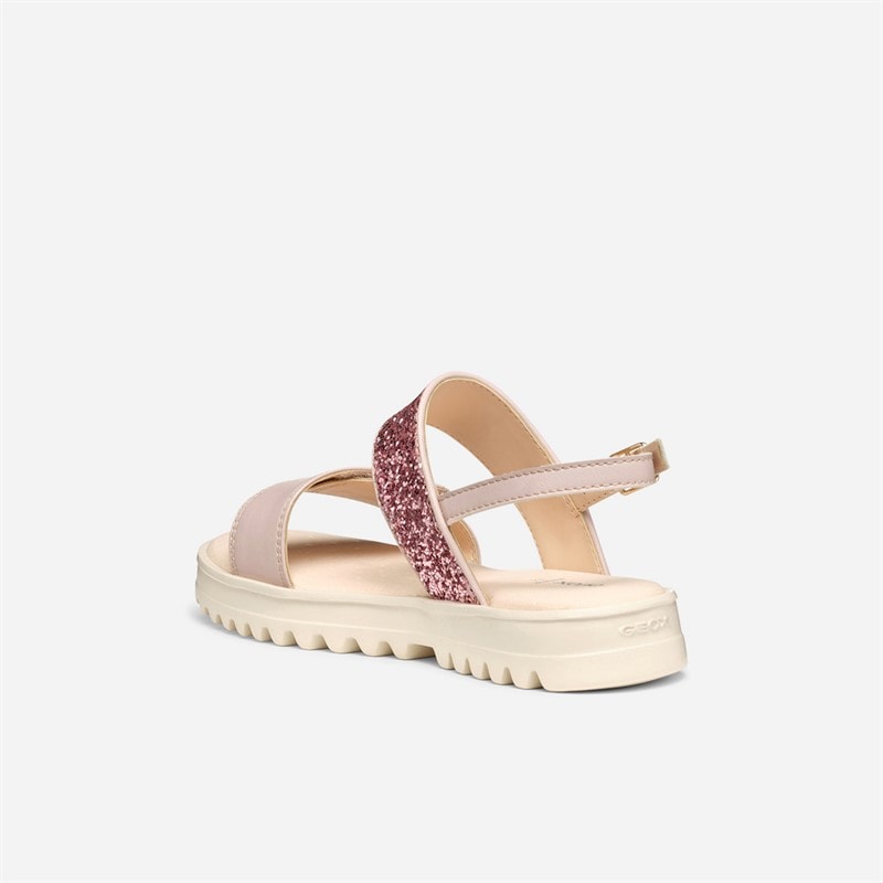 GEOX Junior Girls Coralie Sandals Light Rose Lt Rose - Image 3