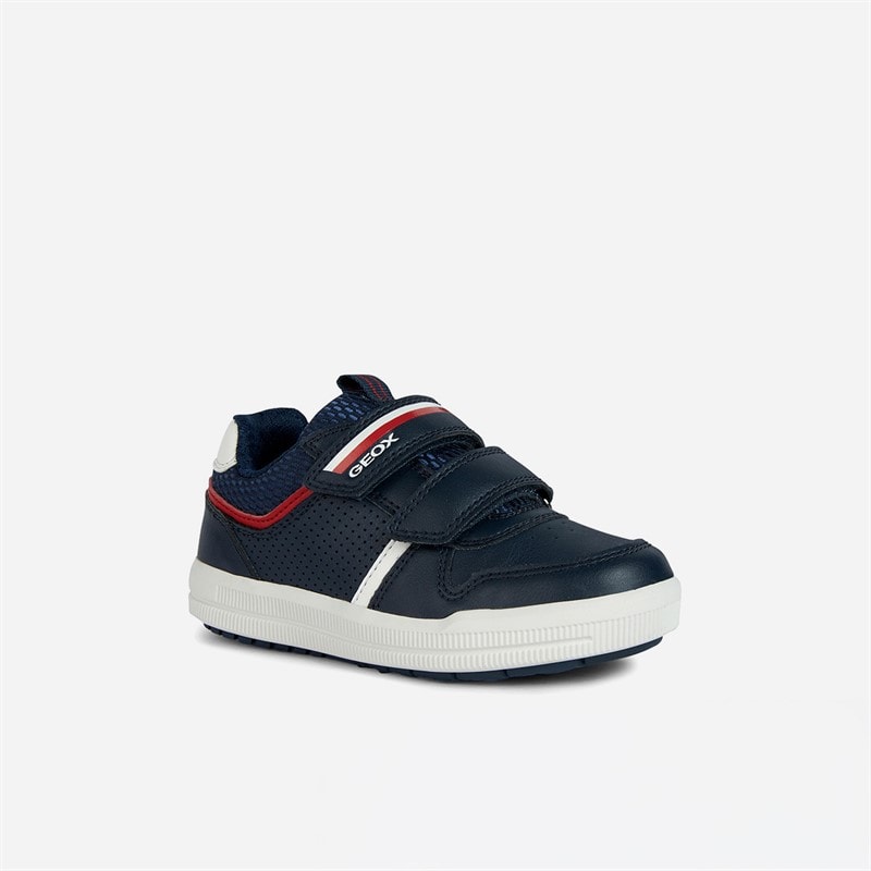 GEOX Infant Boys Arzach Trainers Navy/Red - Image 2