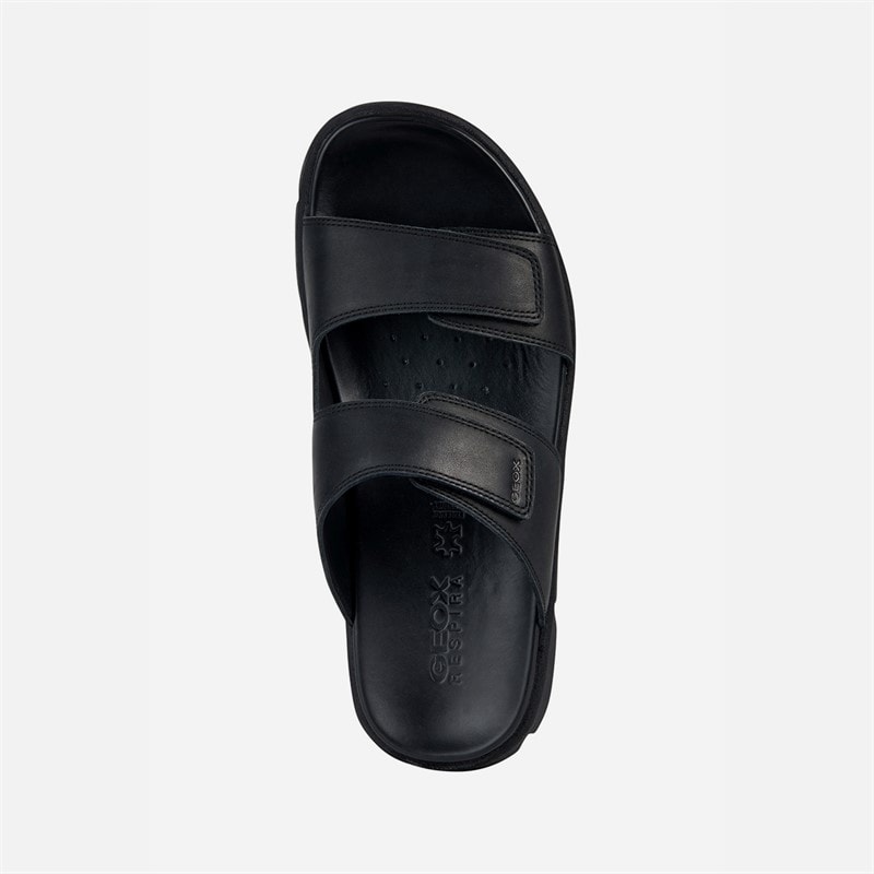 GEOX Mens XAND 2S Dual Strap Sandals Black - Image 4