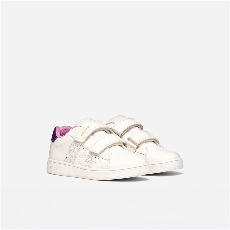 GEOX Junior Girls Eclyper Trainers White/Multicolor - Image 2