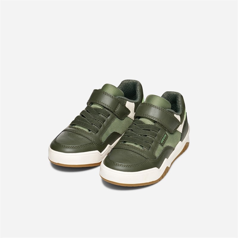 GEOX Junior Boys Perth Trainers Military - Image 2