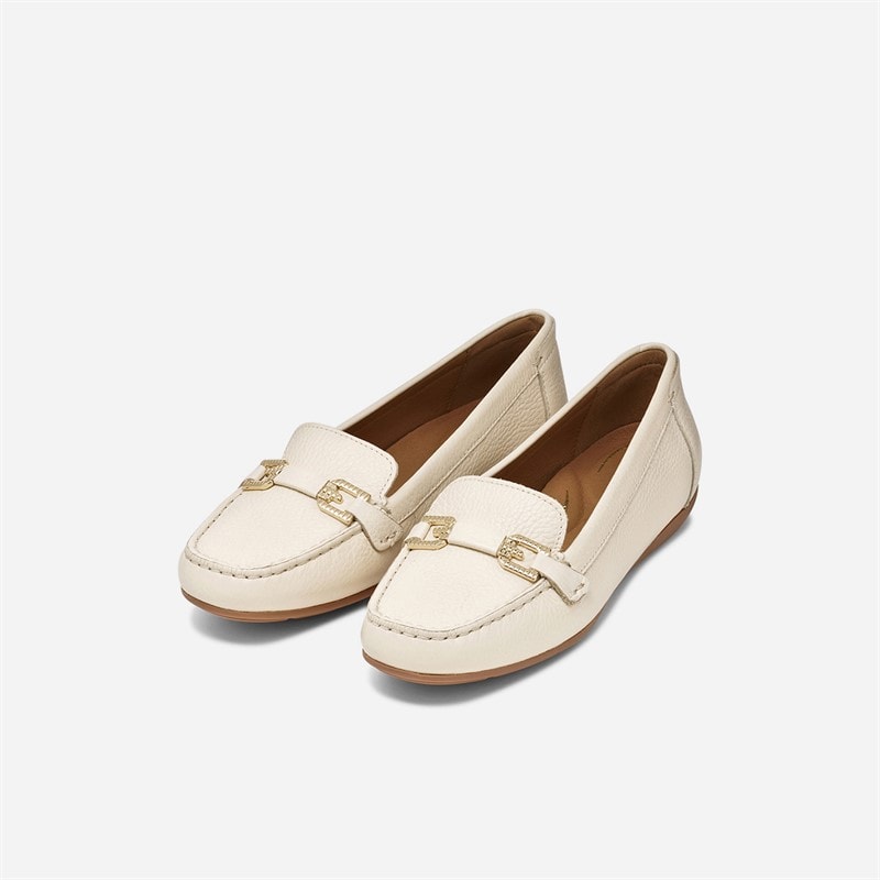 GEOX Womens Annytah Moccasins Papyrus - Image 3