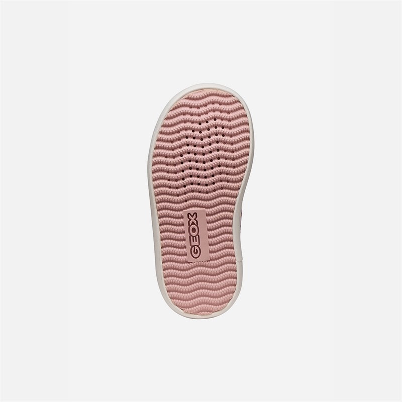 GEOX Infant Girls Gisli Trainers Pink/White - Image 5