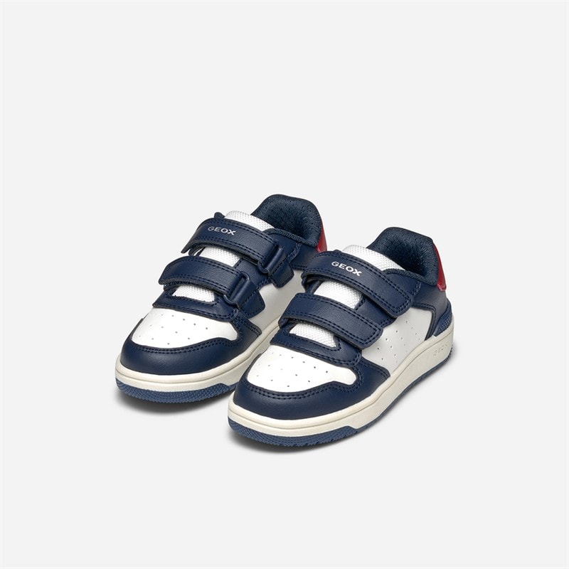 GEOX Junior Boys Washiba Trainers Navy/White - Image 2
