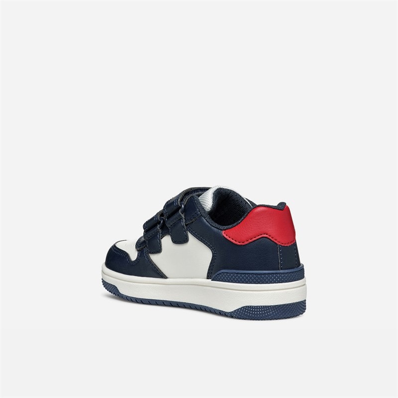 GEOX Junior Boys Washiba Trainers Navy/White - Image 3