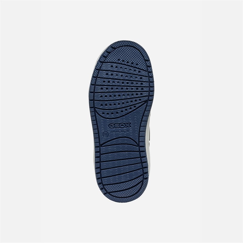 GEOX Junior Boys Washiba Trainers Navy/White - Image 5
