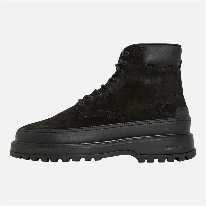 Gant Mens Clafton Mid Boots Black - Image 1