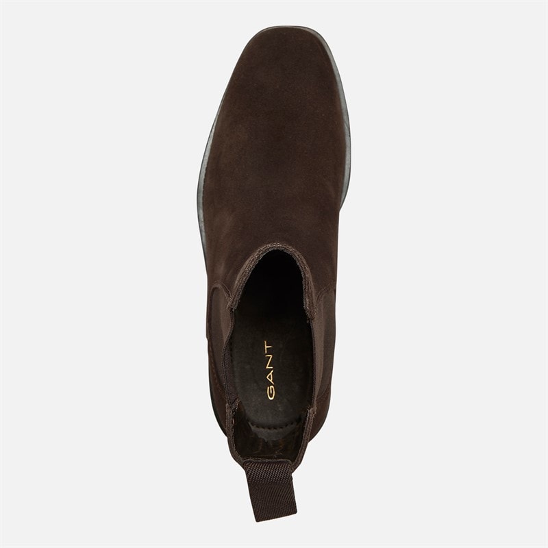 Gant Mens Rizmood Chelsea Boots Dark Brown - Image 4