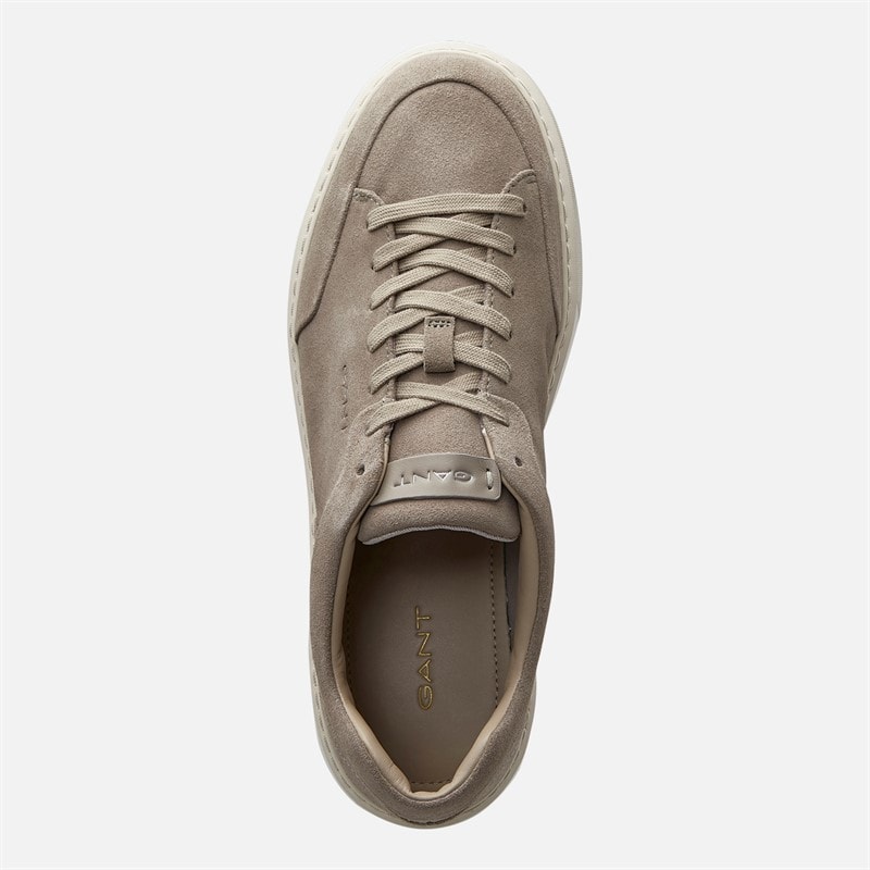 Gant Mens Zonick Trainers Dark Taupe Brown - Image 4