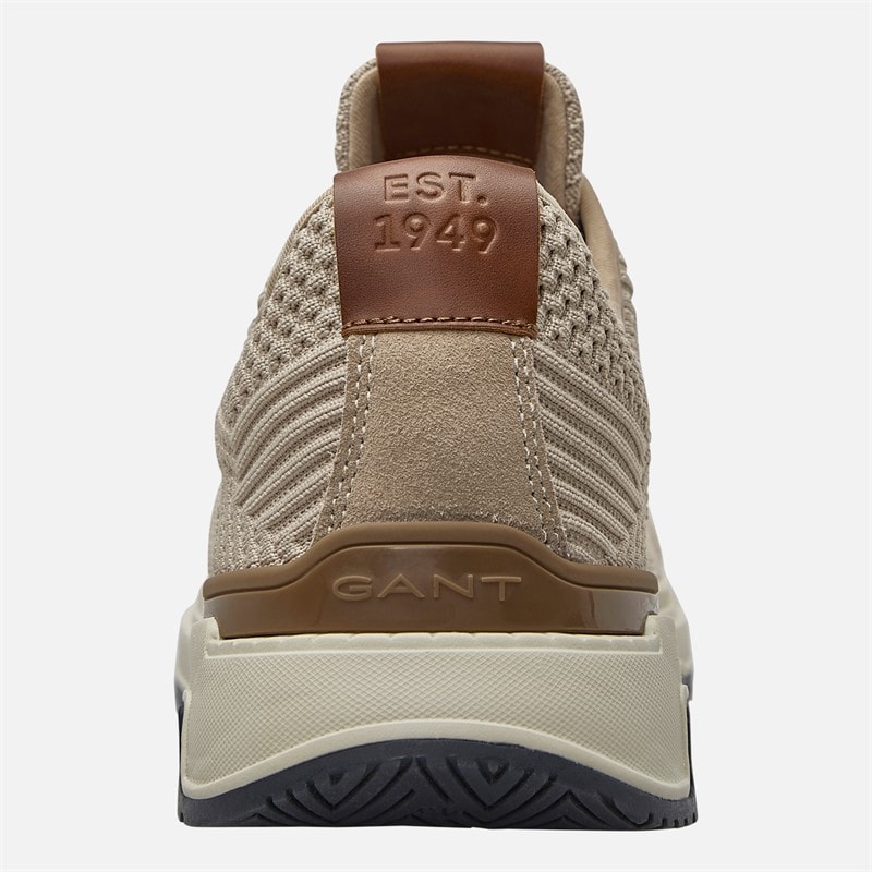 Gant Mens Jeuton Trainers Beige - Image 3