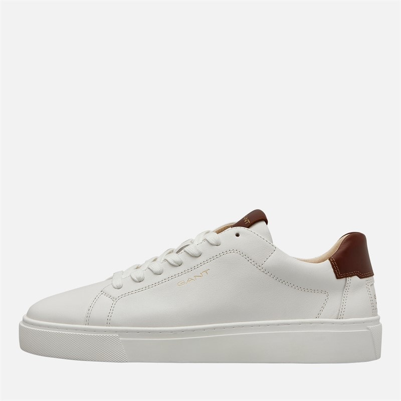 Gant Mens Mcjulien Trainers White/Cognac - Image 1