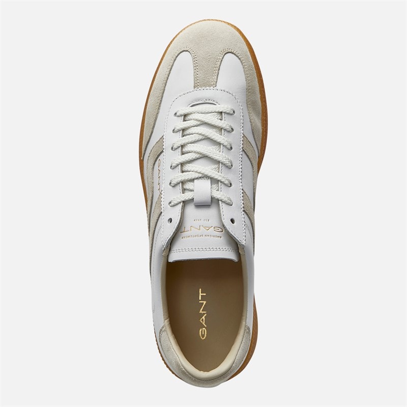 Gant Mens Cuzmo Trainers Off White - Image 4