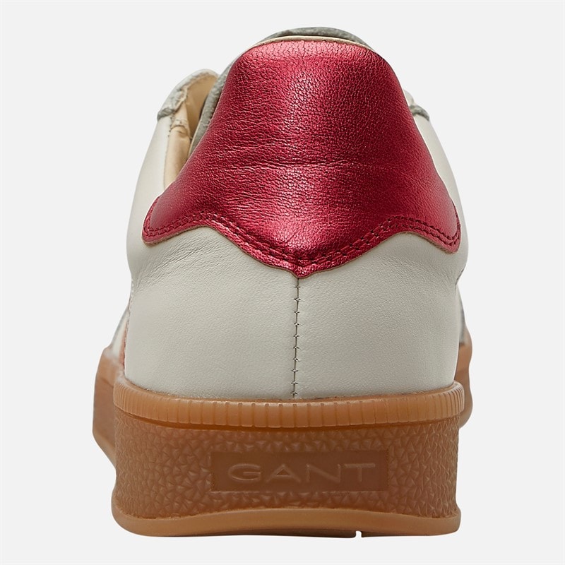 Gant Womens Cuzima Trainers White/Pink - Image 3