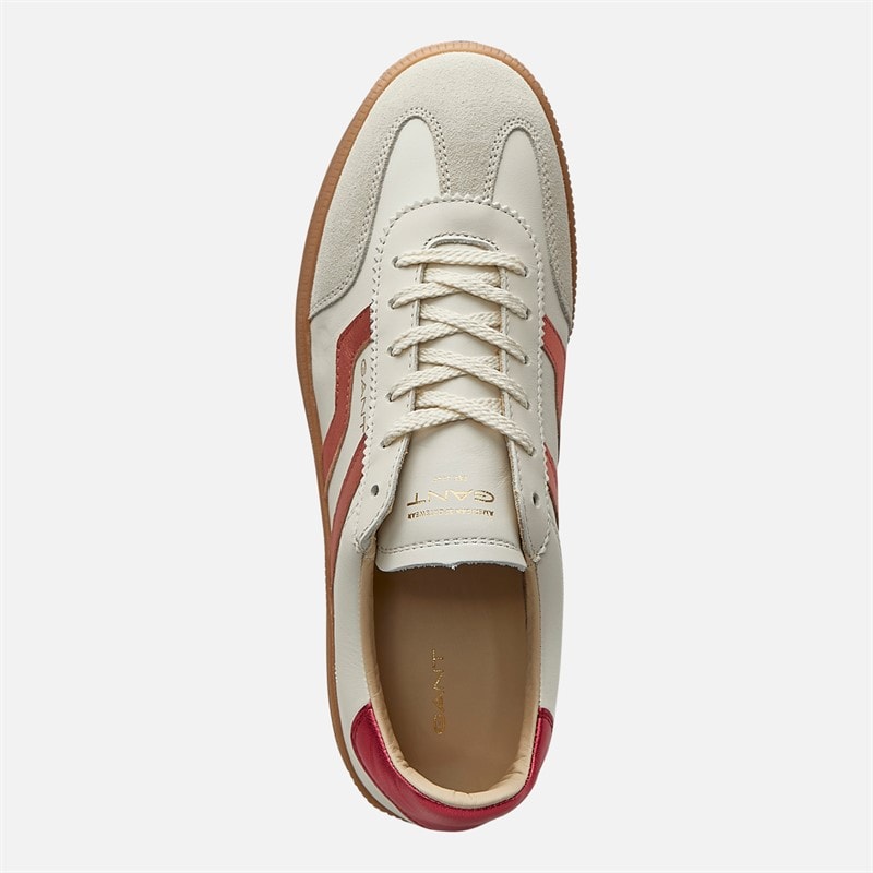 Gant Womens Cuzima Trainers White/Pink - Image 4