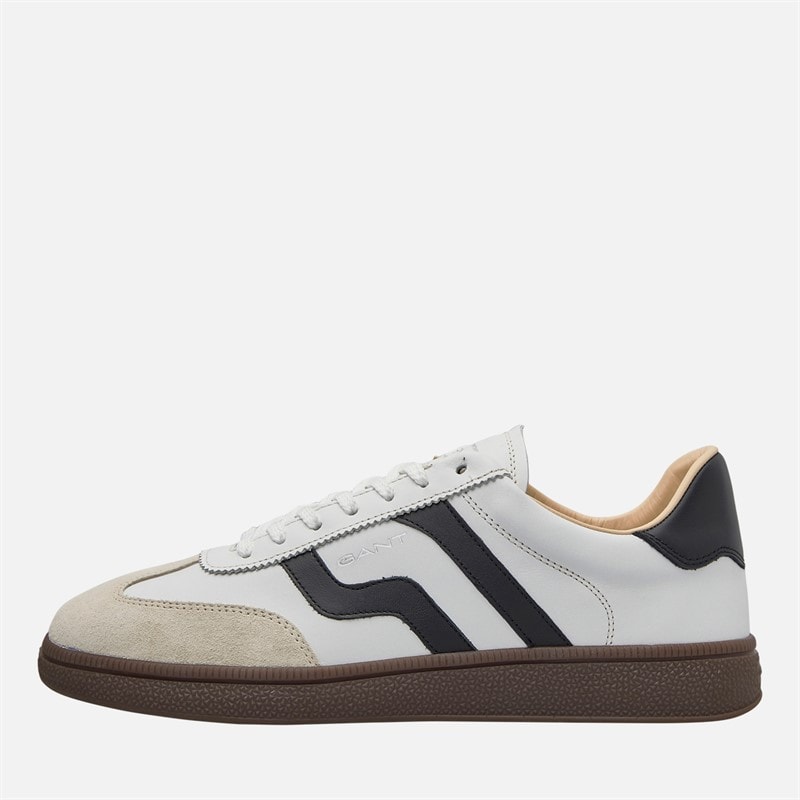 Gant Mens Cuzmo Trainers White/Black - Image 1