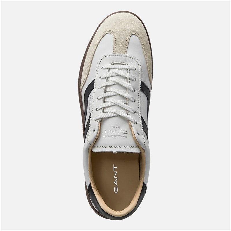 Gant Mens Cuzmo Trainers White/Black - Image 4
