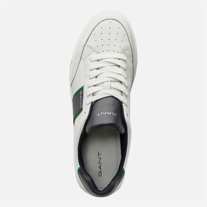 Gant Mens Mcjulien Trainers White/Marine - Image 4