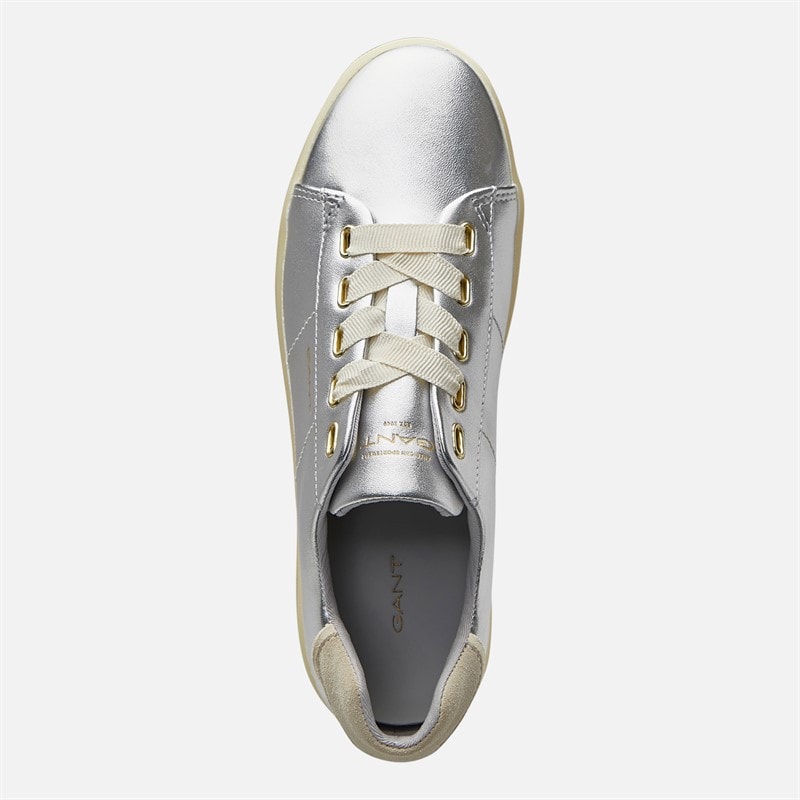 Gant Womens Avona Trainers Silver - Image 4