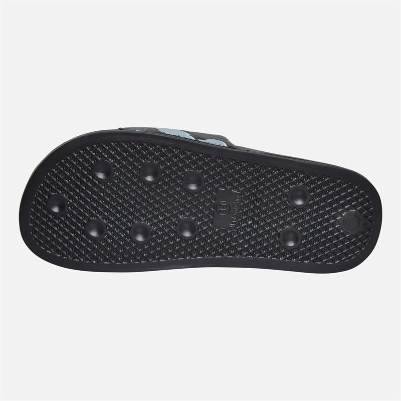 Hype Kids Gloom Camo Script Sliders Grey - Image 3