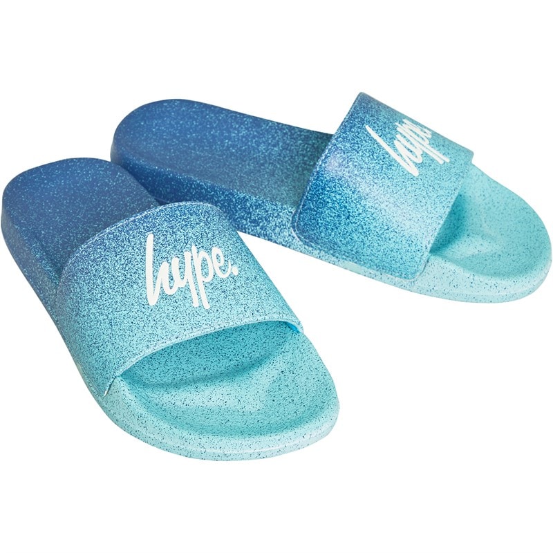 Hype Kids Speckle Fade Script Sliders Blue