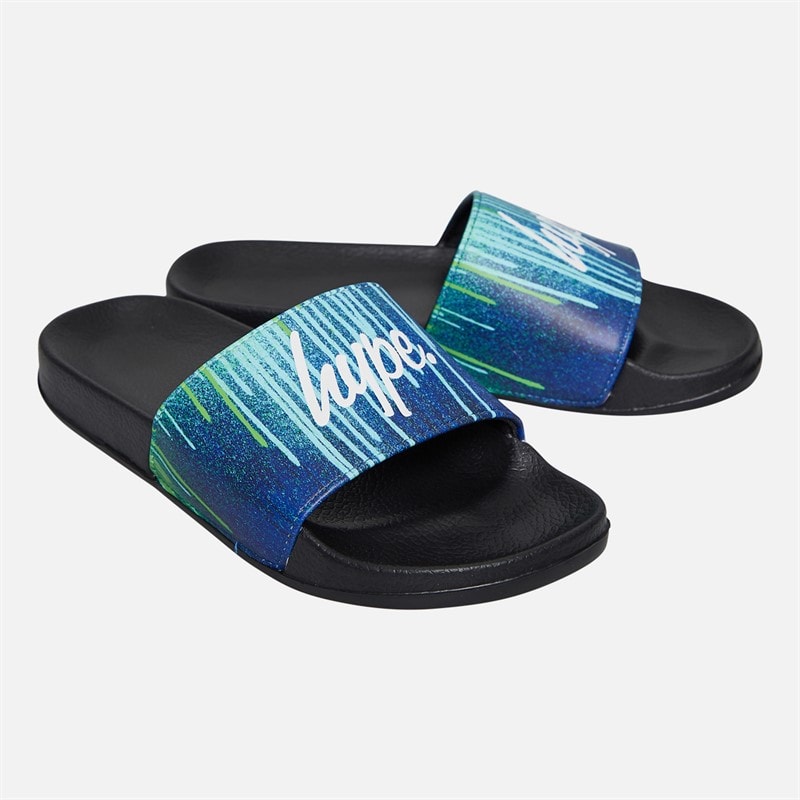 Hype Kids Pacific Drips Script Sliders Black