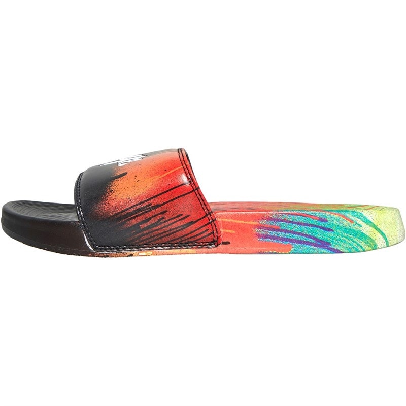 Hype Kids Drip Script Sliders Red Multi - Image 2