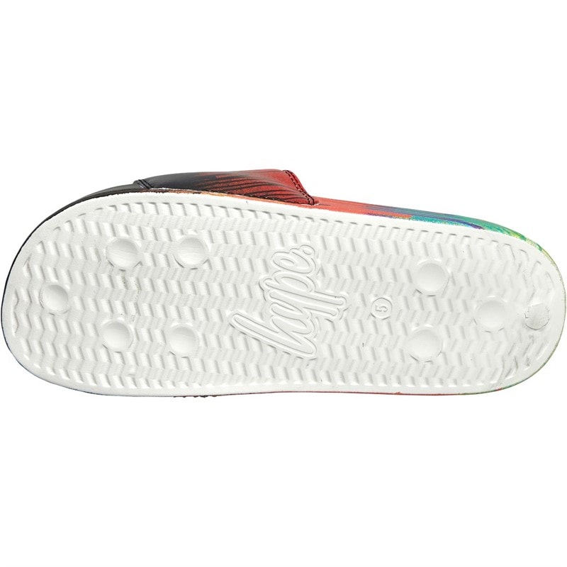 Hype Kids Drip Script Sliders Red Multi - Image 3