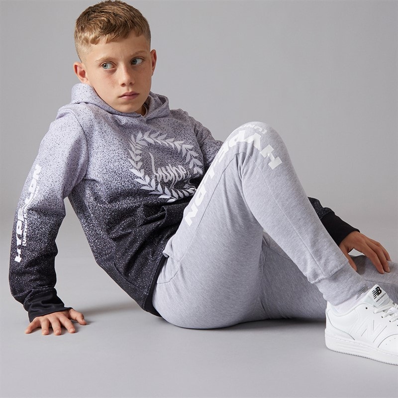 Hype Boys Tracksuit Grey/Black - Image 4