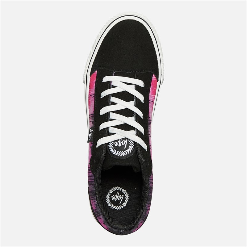 Hype Girls Sonana Trainers Black/Purple/Multi - Image 4