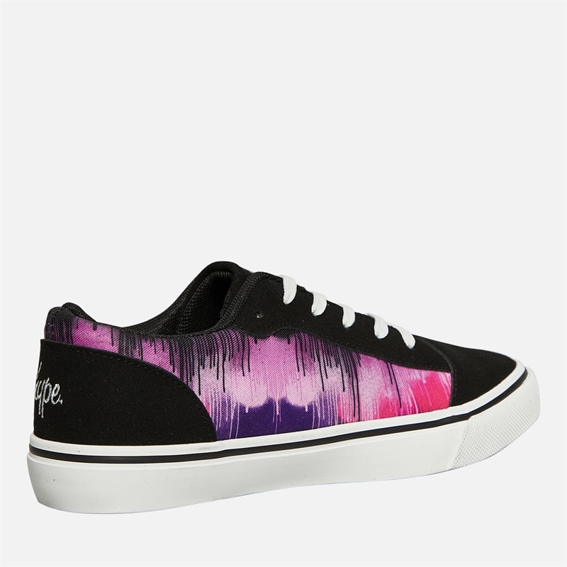 Hype Girls Sonana Trainers Black/Purple/Multi - Image 5