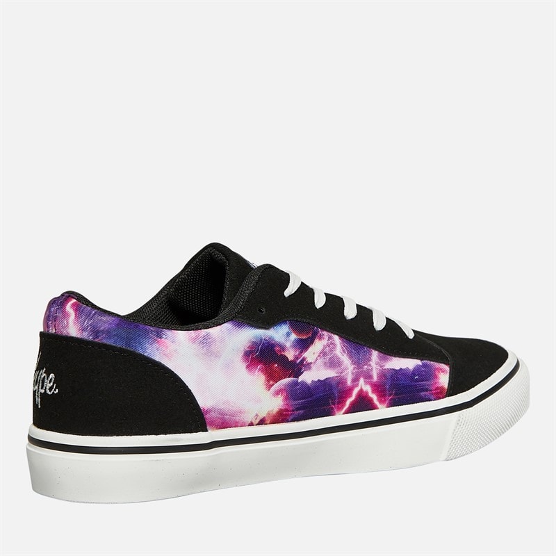 Hype Kids Lotori Trainers Black/Galaxy Print - Image 5