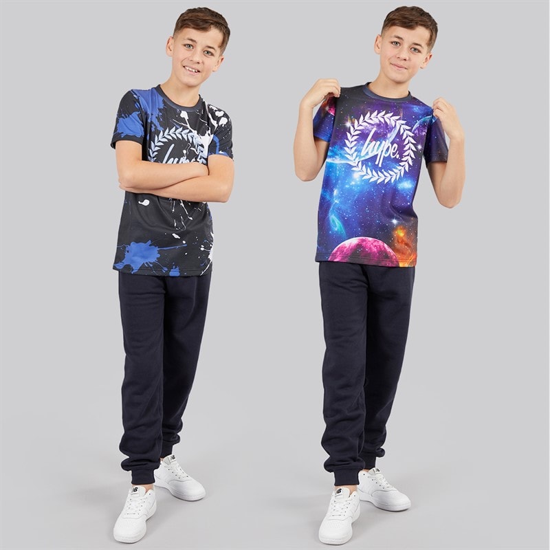 Hype Boys Gethin Two Pack T-Shirts AOP Sub Print - Image 3