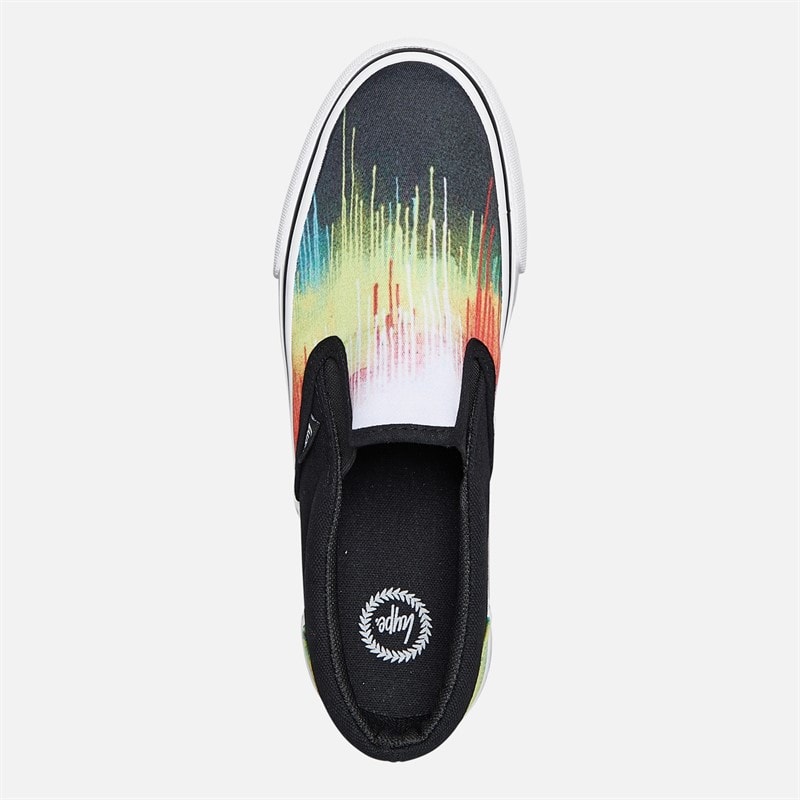 Hype Boys Paxema Slip-On Trainers Black Multi - Image 4