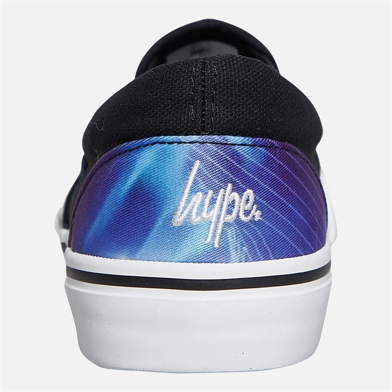 Hype Kids Tuscal Trainers Black Multi - Image 3