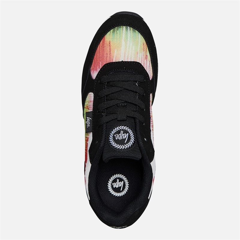Hype Junior Boys Reasso Trainers Black Multi - Image 4
