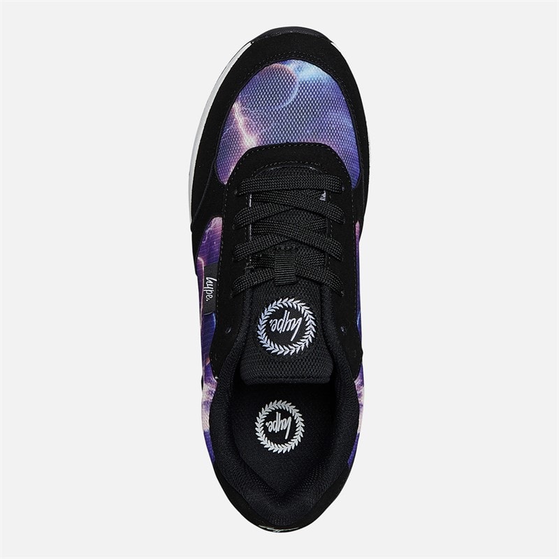 Hype Junior Gristal Trainers Black Multi - Image 4