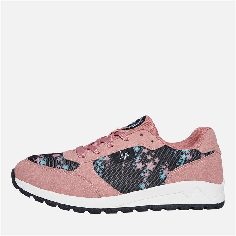 Hype Junior Girls Novano Trainers Pink Multi