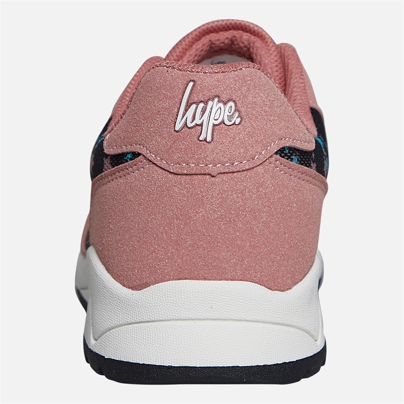 Hype Junior Girls Novano Trainers Pink Multi - Image 3