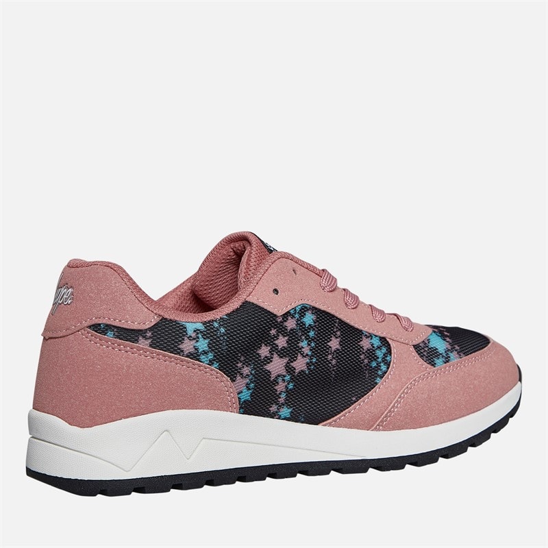 Hype Junior Girls Novano Trainers Pink Multi - Image 5