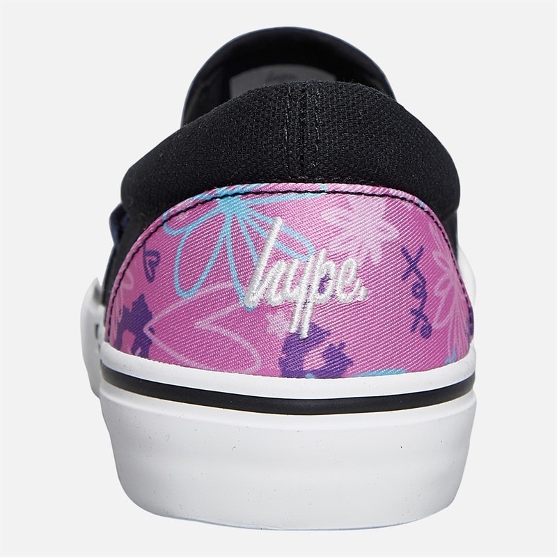 Hype Girls Nestra Slip-On Trainers Pink Multi - Image 3