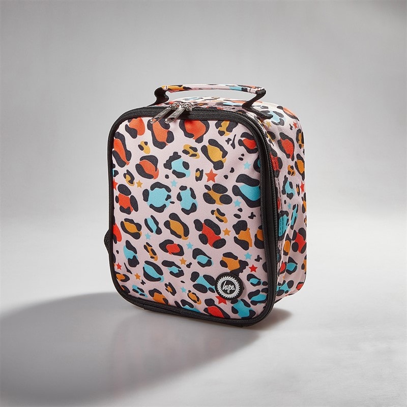 Hype Girls Star Leopard Lunch Bag Multi - Image 1