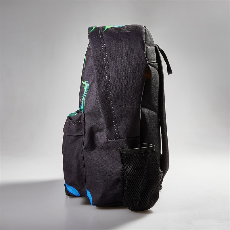 Hype Kids Marble Ink Mini Crest Backpack Black - Image 4