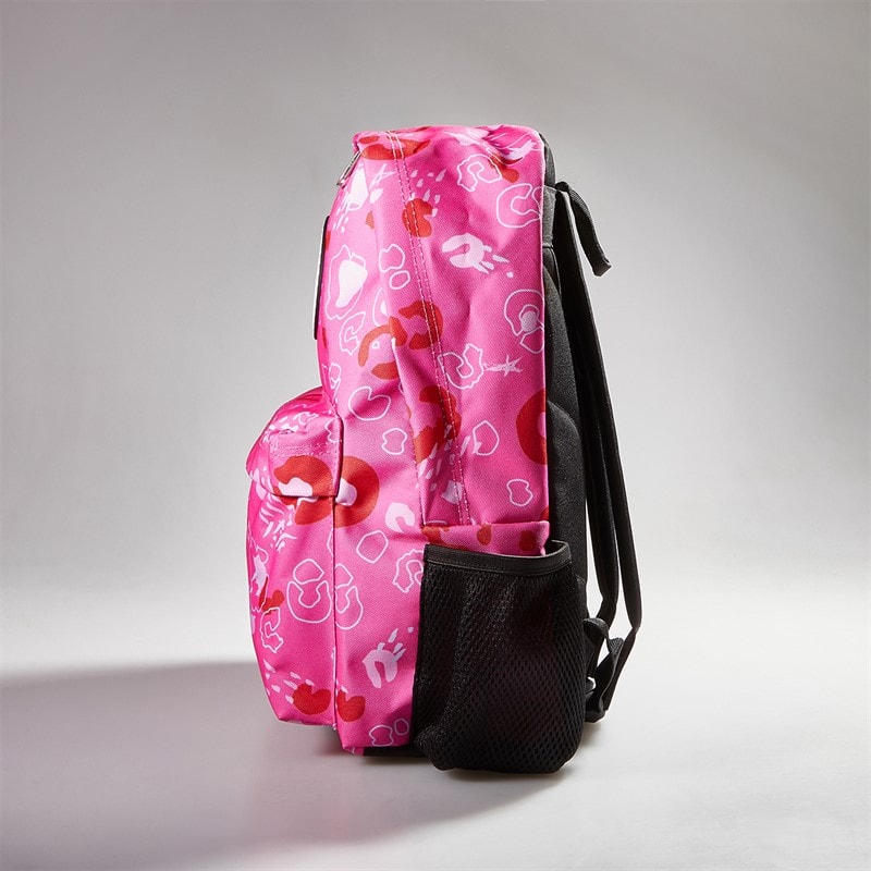 Hype Girls Leopard Backpack Pink - Image 4